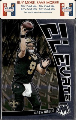 2023 Panini Mosaic #E-DB Drew Brees Elevate New Orleans Saints