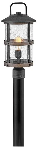 Hinkley Lakehouse 18 3/4" High Aged Zinc Outdoor Post Light - Picture 2 of 6