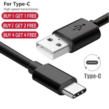 6FT OEM Type USB-C to USB-A Fast Charge Cable Cord Quick Charger Charging Sync