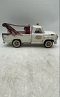 Vintage 1960's Tonka AA Wrecker Pressed Steel White Red Tow Truck Toy