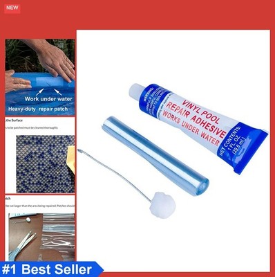 Vinyl Pool Repair Kit for Above Ground Inflatable Pools Floats Toys Leaks