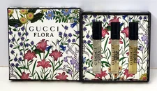 Gucci Flora Gorgeous Gardenia, Gorgeous Magnolia, Gorgeous Orchid (3 VIALS Set)