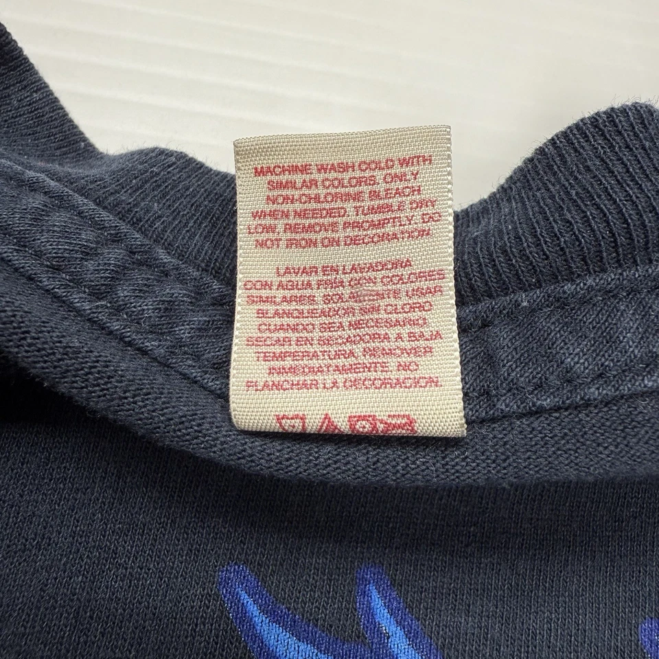 Canyon River Blues Youth L Shirt Black Long Sleeve Motorcycle Y2K Punk Biker - Image 4 of 4