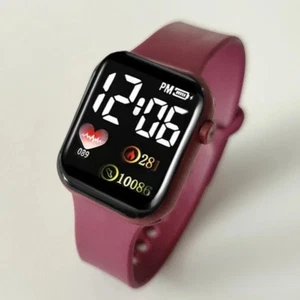 Led Digital Display Montre électronique Smart Watch Sport Fitness Montre pour enfants