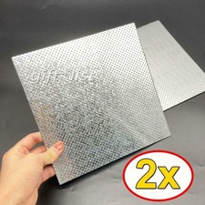 2 tlg Flansch Auspuff Dichtung Mehrlagig Abgasdichtung 200x200 mm zuschneidbar