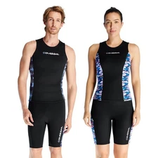 Wetsuit Top Men Women Wetsuit Vest 2mm Neoprene Surfing Wet Suit Diving Shorts