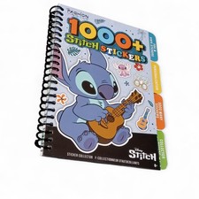 Disney Stitch Sticker Collector Book 1000 Stickers Spiral Presentation Binding