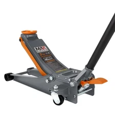 3 Ton Floor Jack Low Profile Rapid Pump, Foot Pedal, 2.9'' To 19.9'', Orange