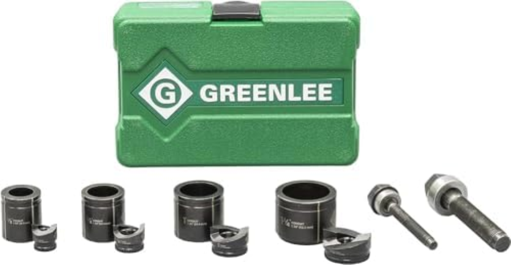 Greenlee 7235BB Slug-Buster Manual Knockout Kit for 1/2 to 1-1/4-Inch Conduit by