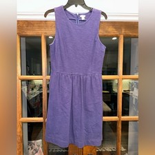 J Crew Size Medium Navy Blue Sleeveless Dress