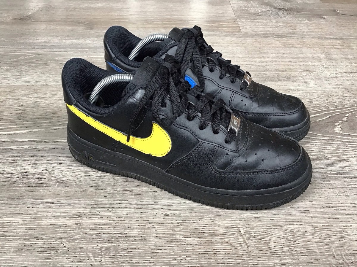 nike air force 1 black amarillo