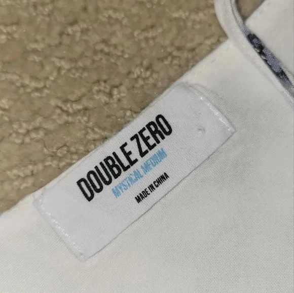 Regata Feminina Double Zero Azul e Branca Tie Dye Flowy Tamanho Médio - Imagem 2 de 2