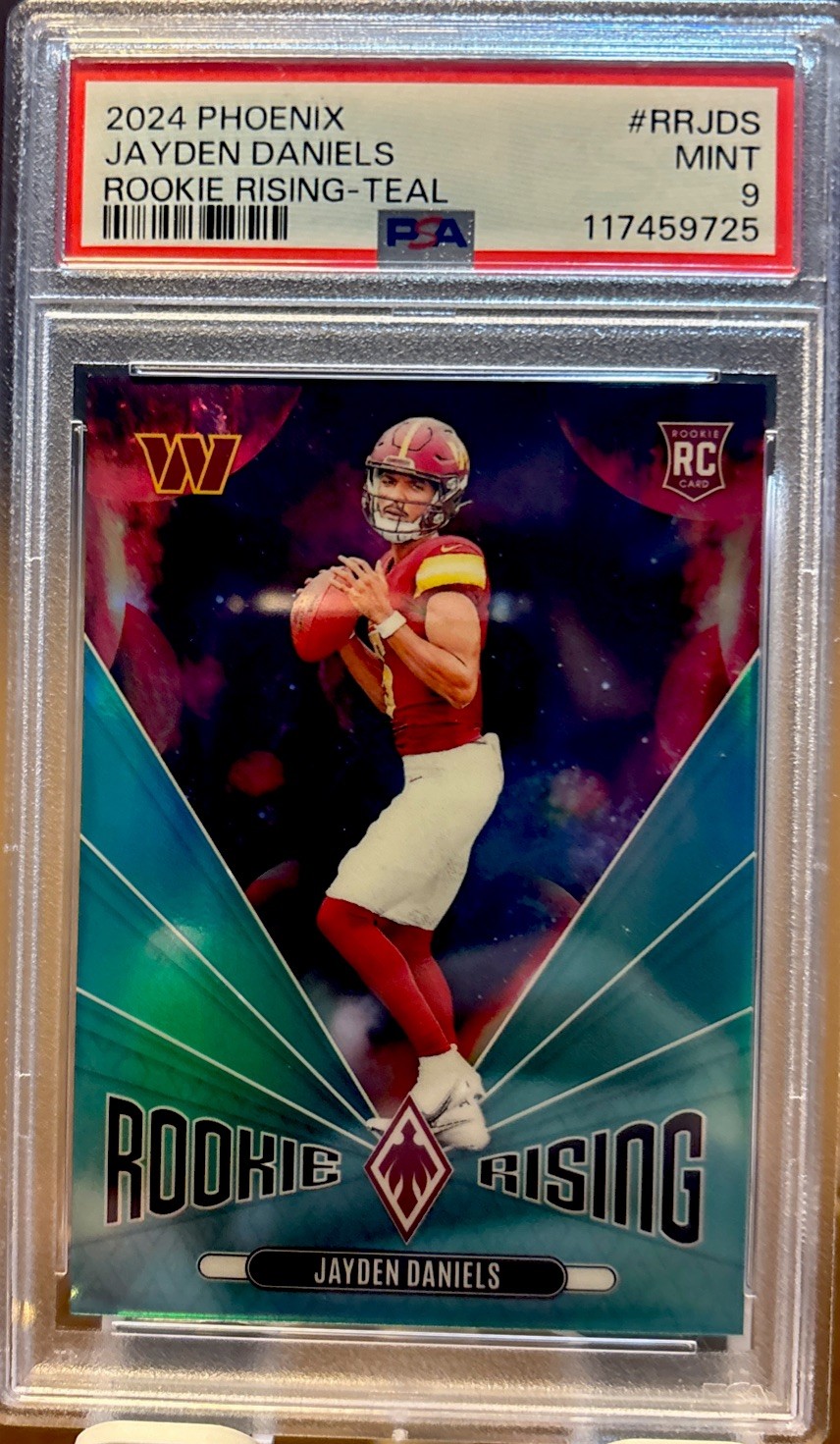 SSP 2024 Panini Phoenix - Rookie Rising Jayden Daniels Teal /40