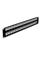 Wavenet WAVBPPWM48 48-Port 2U Blank Patch Panel Black