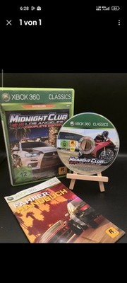 MIDNIGHT CLUB LOS ANGELES + ANLEITUNG MICROSOFT XBOX 360 PAL OVP CIB KOMPLETT