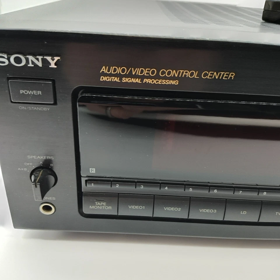 Vintage Sony STR-D965 A/V Dolby Pro-Logic Surround Receiver w/Remote Bundle - Image 2 of 4