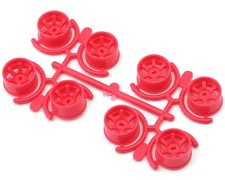 Yeah Racing Mini-z Awd 11mm 5-spoke Wide Rims Set Florescent Pink