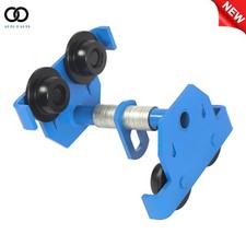 Manually Trolley 4400LBS | 2 Ton Capacity Steel Push Beam Trolley 65-180mm