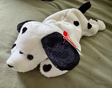 Ty Beanie Babies Dotty Dalmatian Dog Plush Stuffed Animal 1996 Vtg irregular