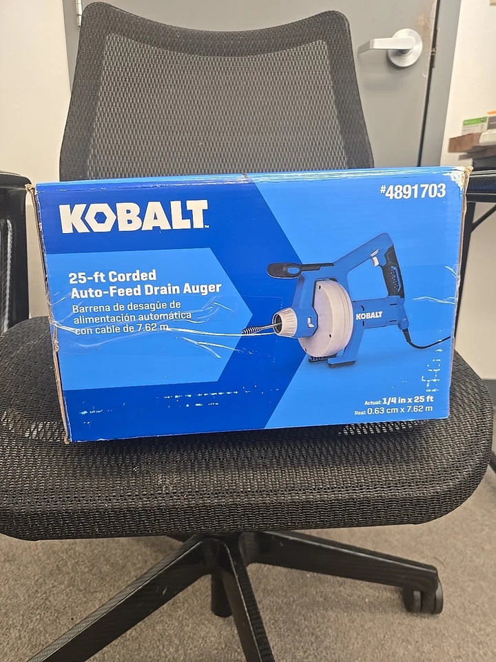 Kobalt KDA100 1/4-in dia -ft L Corded Auto Drain Auger for 3/4"- 2" Drains - Image 4 of 4