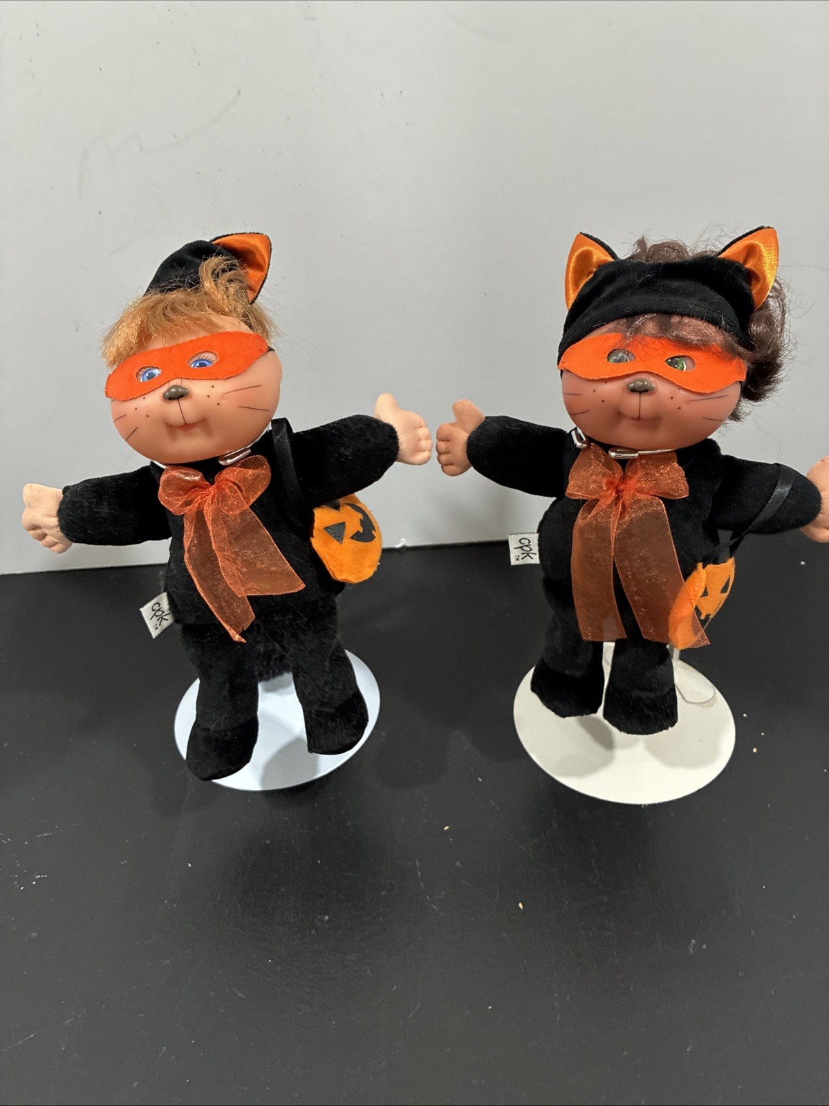 2 Mattel Cabbage Patch 1995 Halloween Kitty Costume Mask