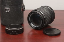 Vintage SMC PENTAX-M 135MM 1 : 3.5 Manual Focus Camera Lens w/ Caps & Case