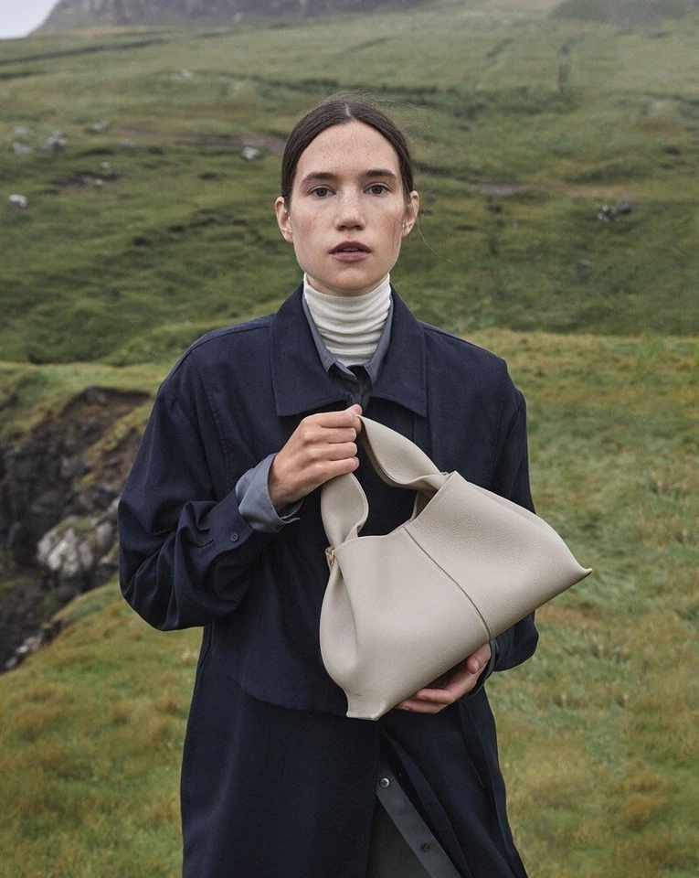 с ярлыками Polene женщин кожи вручную Билл через плечо сумка облако сумка C G1N - Изображение 2 из 4