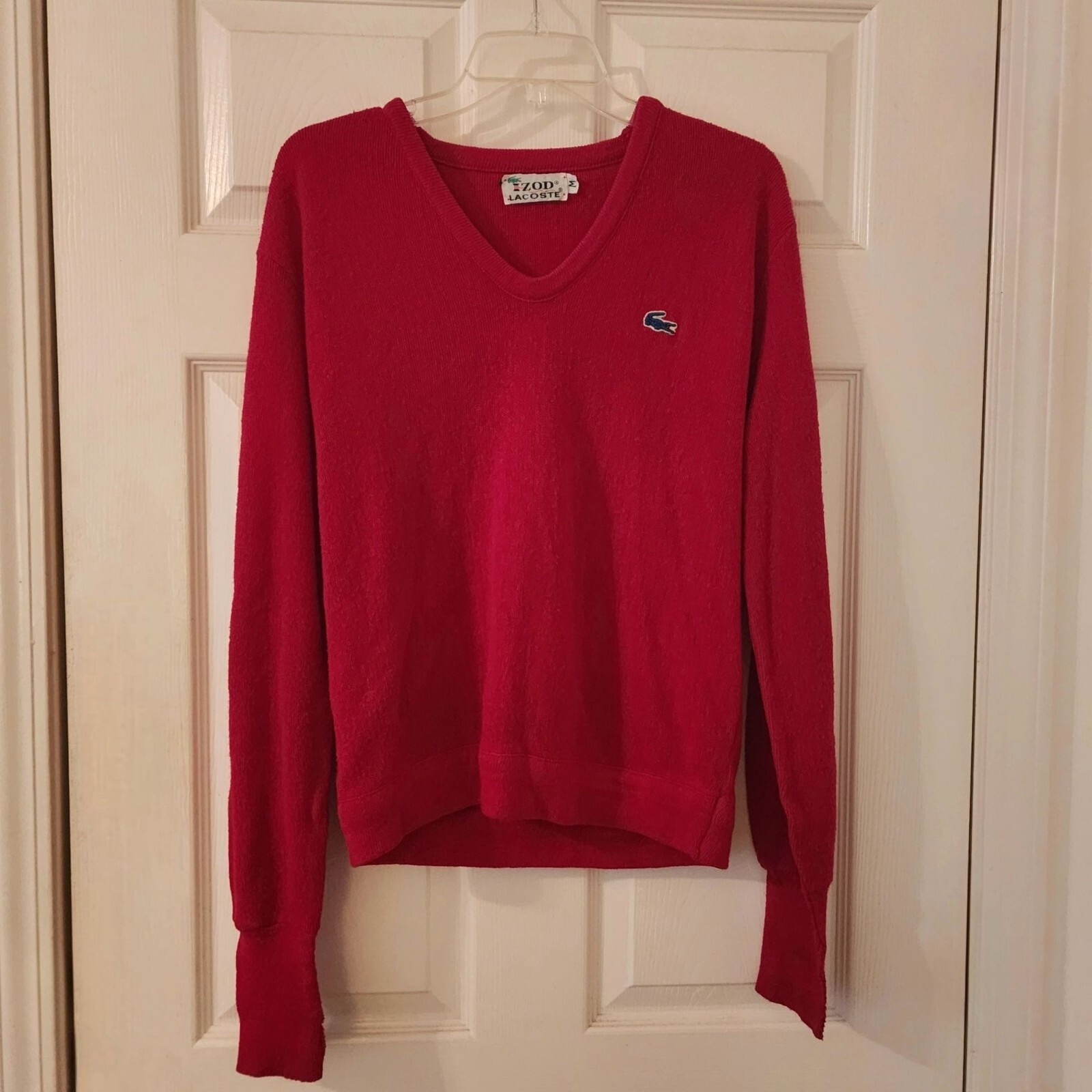 Vintage Lacoste Izod Sweater 60s 70s Mens Size Me… - image 1