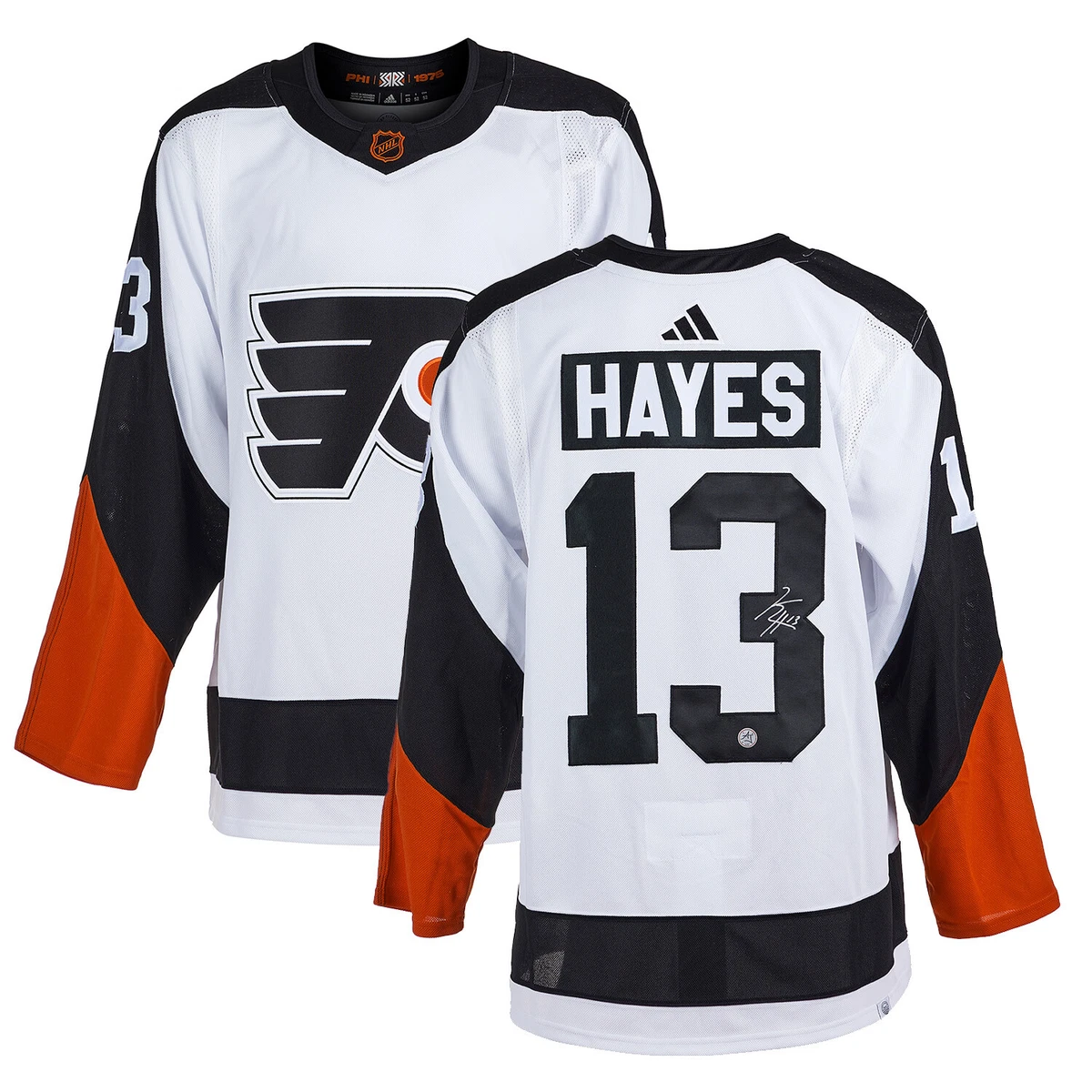 Kevin Hayes Signed Philadelphia Flyers Reverse Retro 22 Adidas