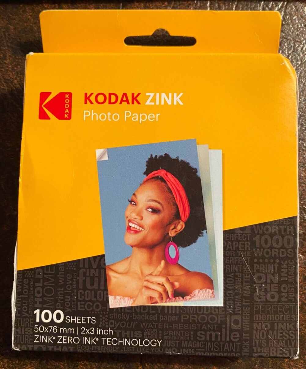 Ubuy Kodak Zink 2x3 Photo Paper Kodak Premium Zink Paper 100 Pack