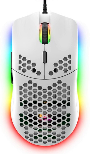6400DPI 60g Lightweight Gaming Wired Mouse Optical FULL RGB Backlit Honeycomb - Picture 16 of 17