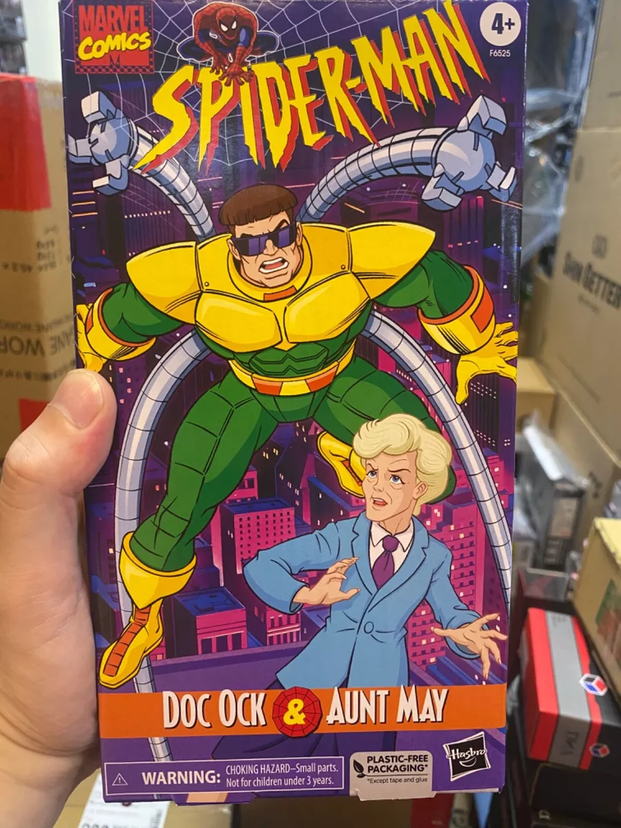 Marvel Legends Doctor Octopus & Aunt May VHS 2 Pack Review 