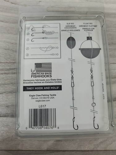 Eagle Claw L617H Lazer Sharp Catfish Fishing Hook Assortment Size 4- 1/0 - Picture 2 of 2