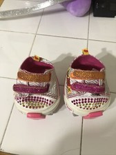 Skechers Twinkle Toes Sequin Embroidered Shoes with Roller Skates Build A Besr