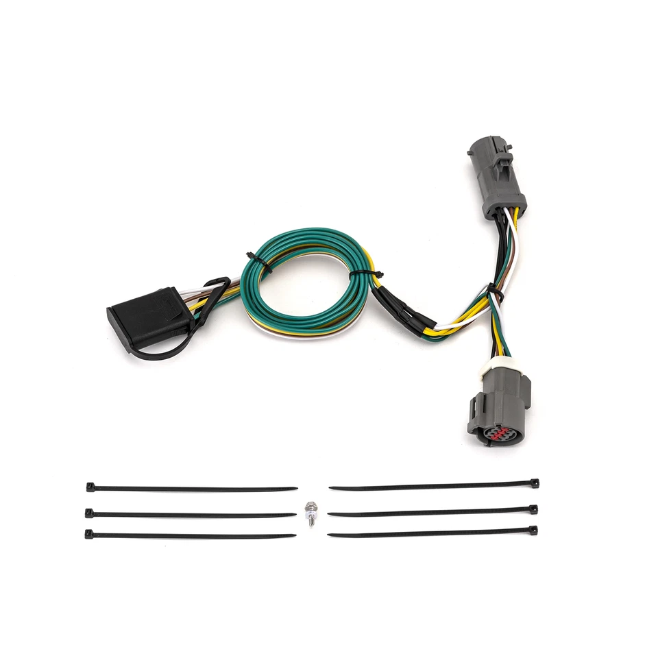Wiring Harness 4-Way Flat Trailer Connector for 1987-1996 Ford F-150 F-250 F-350 - Image 4 of 4