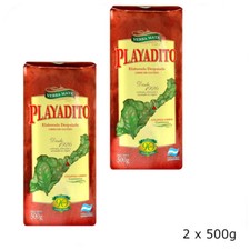 Yerba Mate Playadito Argentina/Argentina Hoja Suelta Yerba Despalada (2x500g)