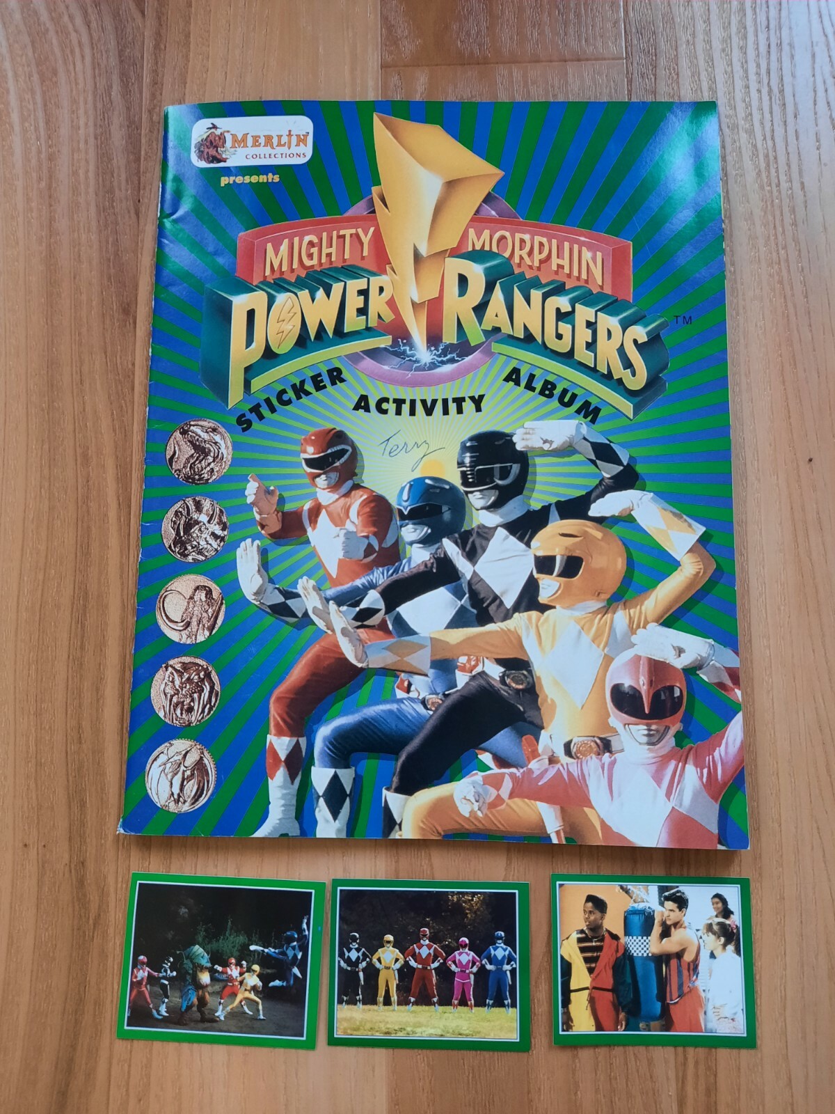 Vintage 1994 Power Ranger Sticker Album & Summer 1995 Movie Magazine eBay