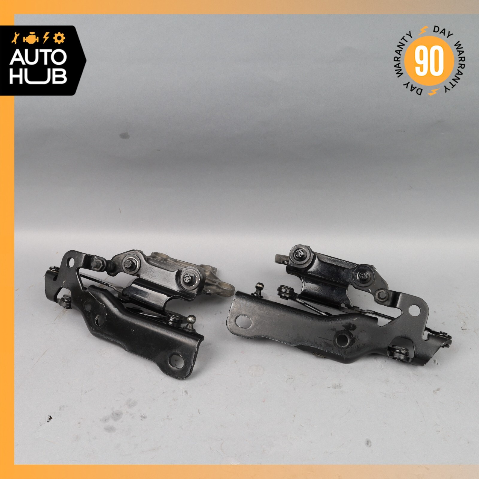 13-16 Aston Martin DB9 Hood Hinge Bracket Left & Right Set DG4316A681AA OEM 35k
