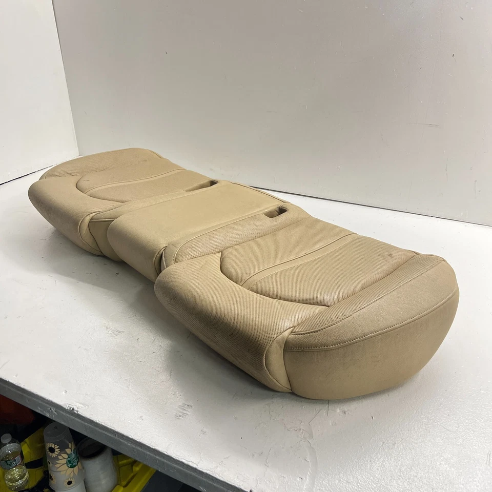 2011 - 2018 AUDI A8 Quattro REAR SEAT LOWER CUSHION BOTTOM BEIGE OEM 2012 2013 - Image 2 of 4