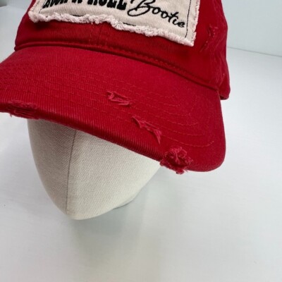 Country Hat Women Strap One Size Cutie Rock Roll Distress  display picture 3