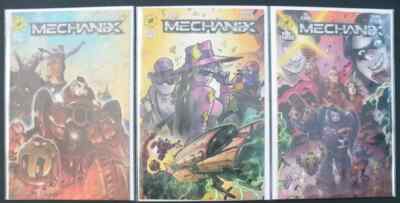 Mechanix #1 - 3 (Source Point Press) Set 1st Print Near Mint