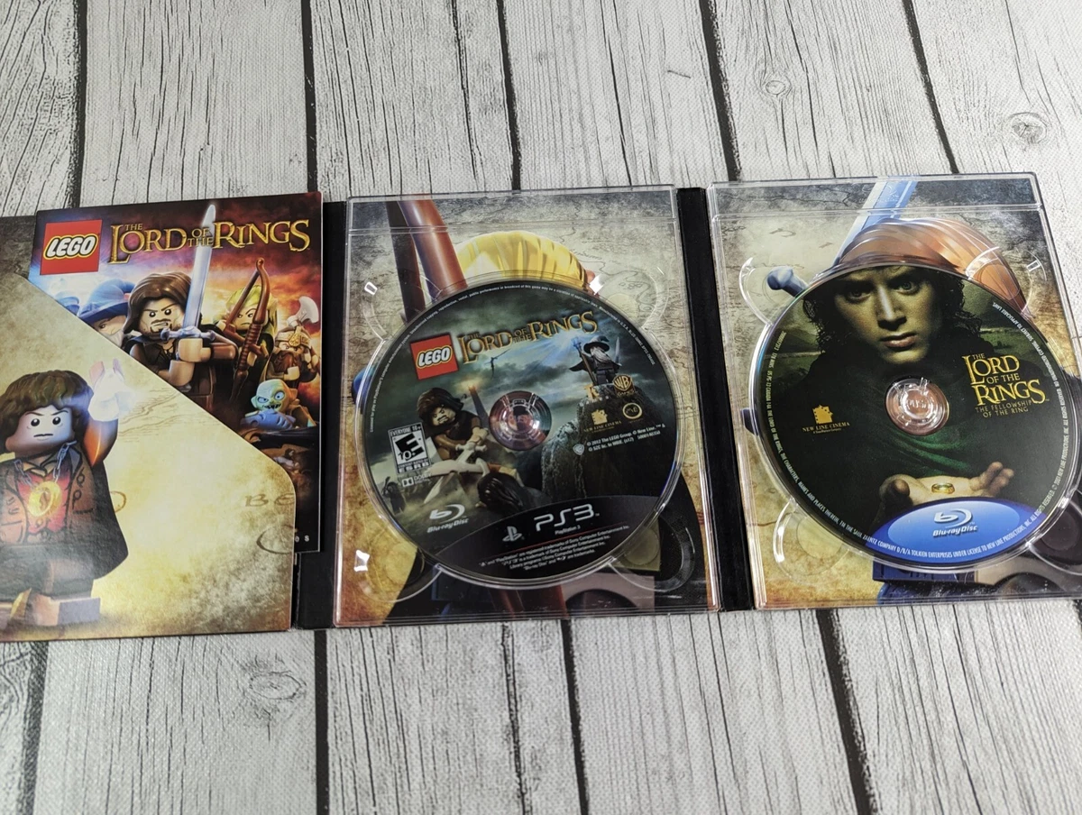 LEGO Lord of the Rings w Blu ray Manual Sony PS3 PlayStation 3 Complete