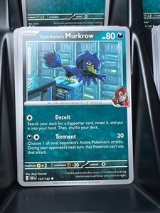 Team Rocket's Murkrow 127/182 Sv10: Destined Rivals Regular