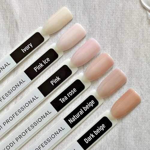 Gel base color caucho natural Kodi 7 ml. Camuflaje / Funda, Rosa, Beige, Marfil - Imagen 32 de 153
