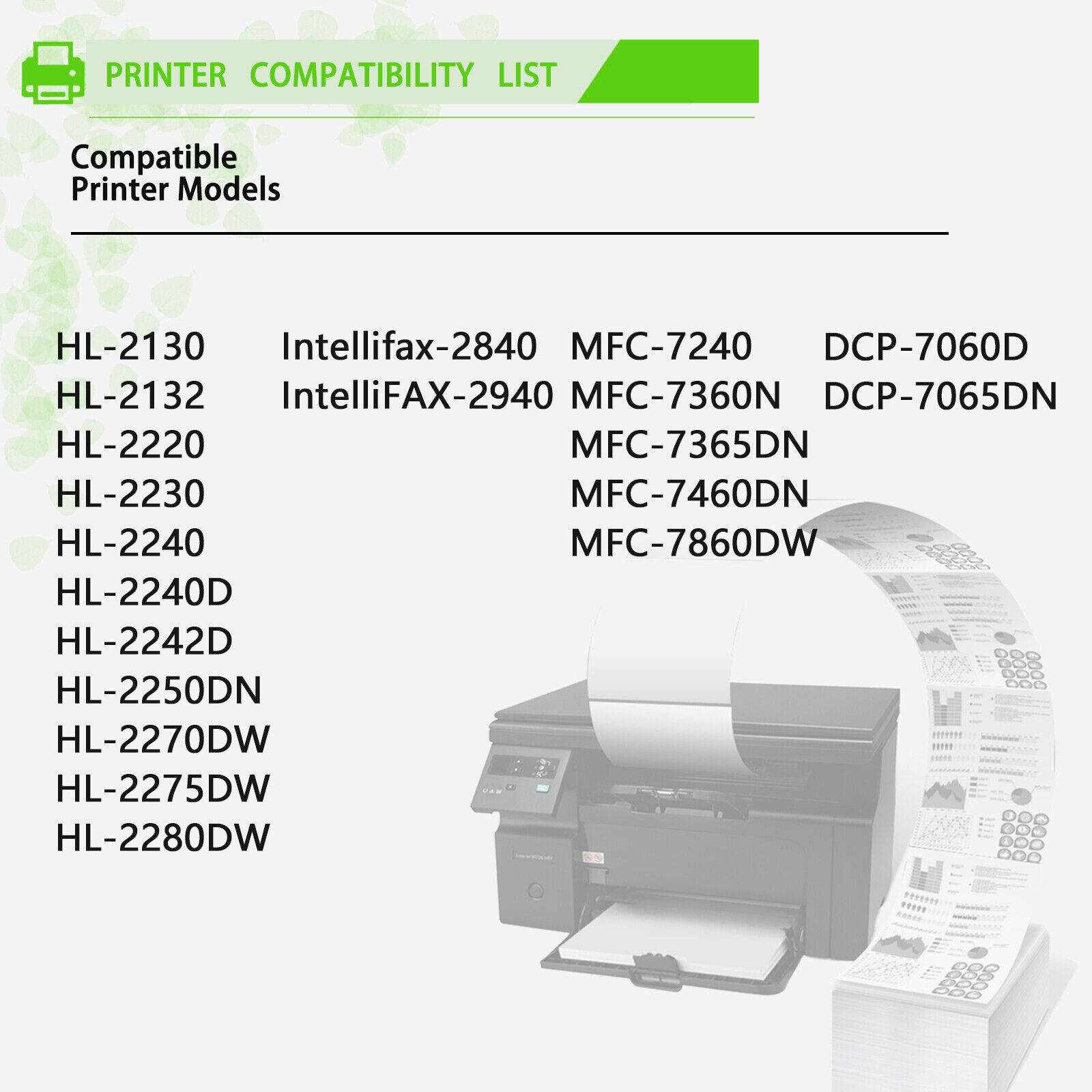 1PK TN450 Toner Cartridge + 1PK DR420 Drum Unit for Brother MFC7860DW