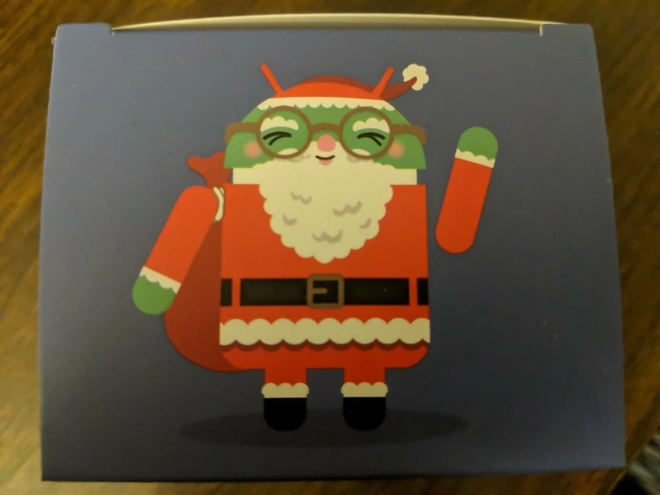 RARO Android Mini Coleccionable - Papá Noel - Nuevo en Caja - Un Divertido Regalo de Vacaciones Foto 3 de 4