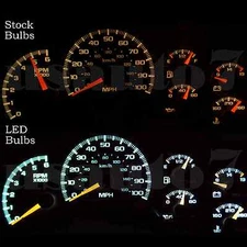 Dash Cluster Gauge White LED LIGHT UPGRADE KIT Fits 00-02 GMC Yukon XL 1500 2500