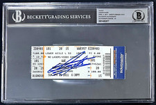 Undertaker Signed April 3, 2011 WrestleMania XXVII Ticket Beckett 14082877