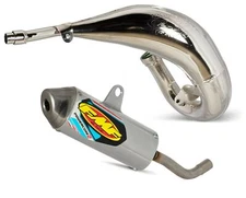 FMF Fatty exhaust pipe & Powercore 2 silencer fits 2005-2021 Yamaha YZ125 YZ125X