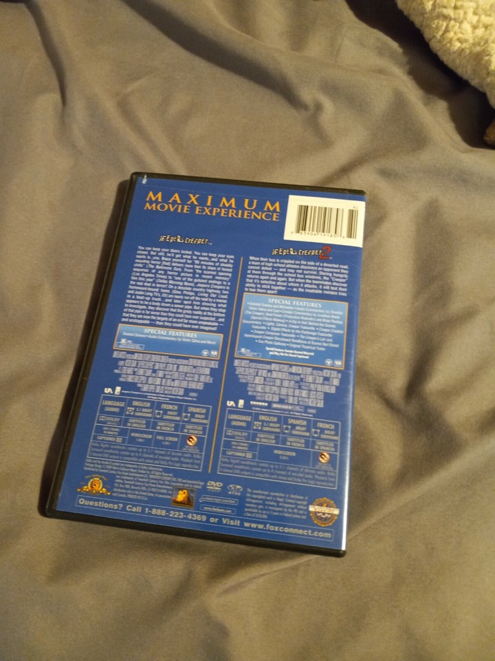 Jeepers Creepers / Jeepers Creepers 2 Double Feature DVD Horror Classic